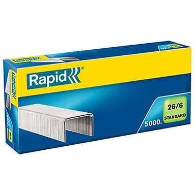 Скобы Rapid 26/6 (5000 шт.) RPD1266